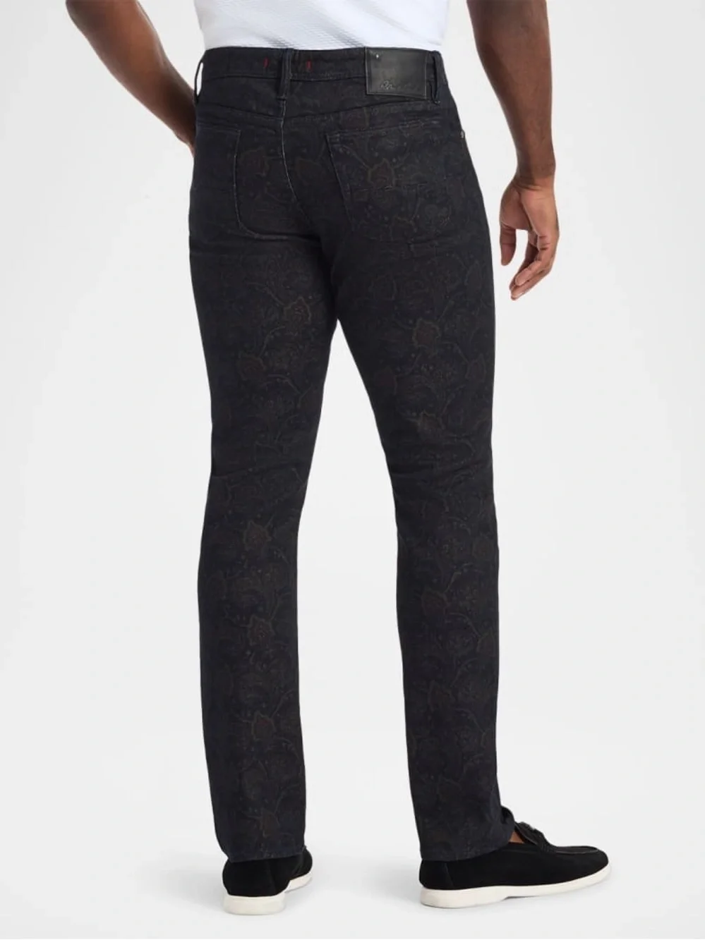 ROBERT GRAHAM Jaren Straight Paisley Print Jeans